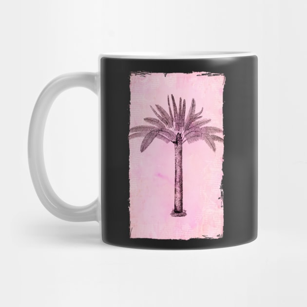 Vintage Palm Tree by LebensART